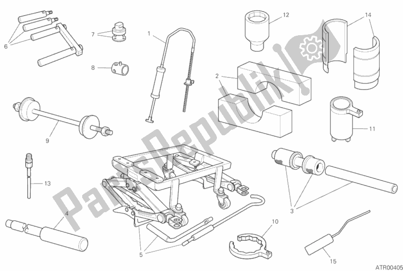 All parts for the 01b - Workshop Service Tools of the Ducati Multistrada 950 S 2020